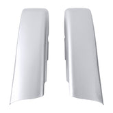 HR3 Silver / Black Honeycomb Fade Saddlebag Filler Strips For Harley Touring Models 14-24